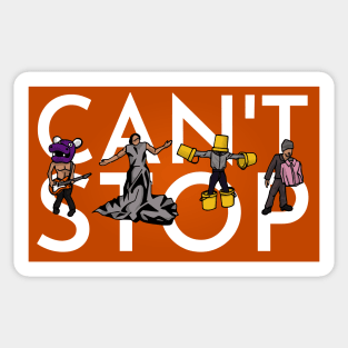 By the way can't stop Sticker